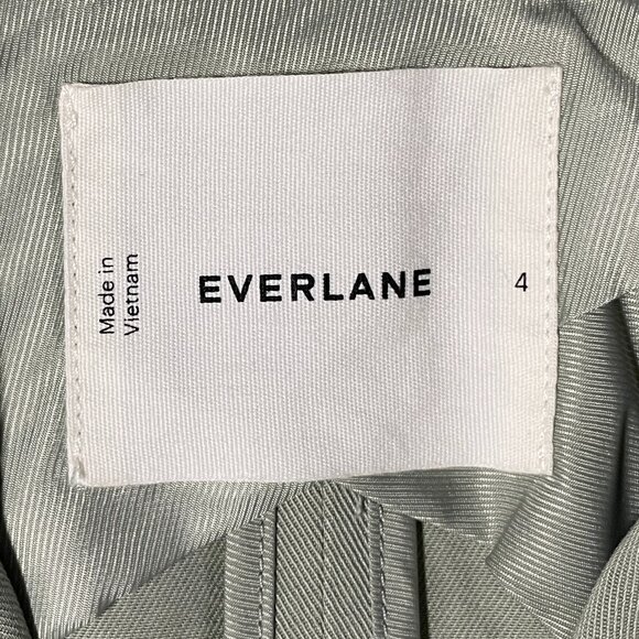NEW Everlane The Double Breasted Blazer in Buttersmooth Womens 4 Seagrass Green - Picture 8 of 13